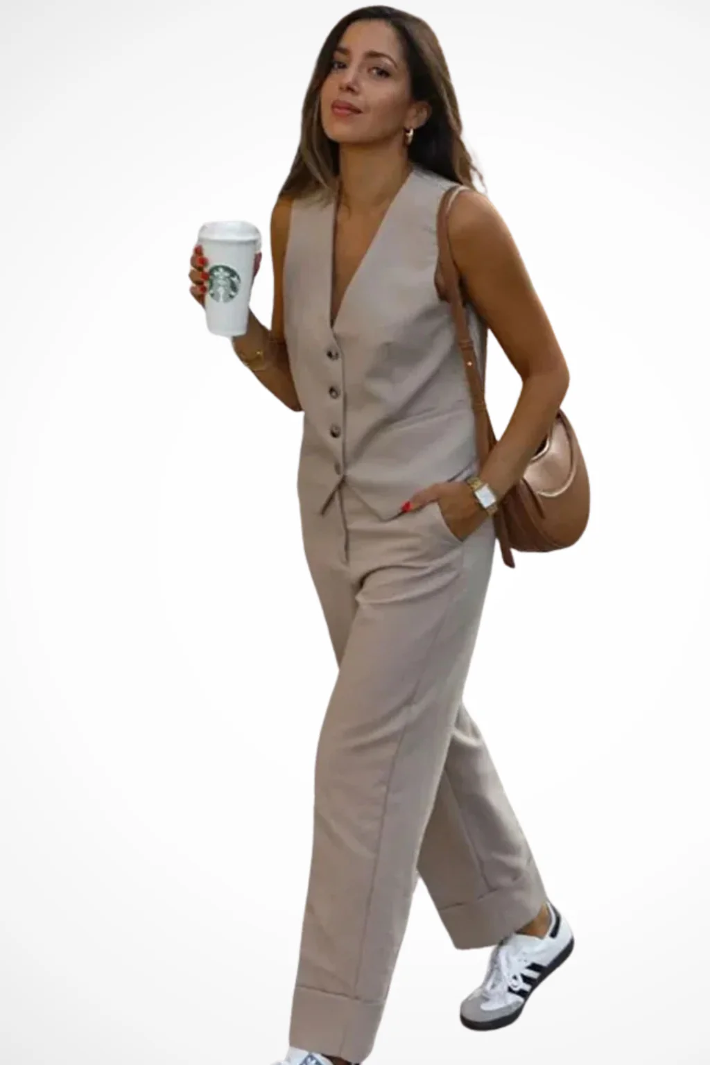 Annabelle | Women Tailored Waistcoat and Straight Leg Trousers Race Day Suit Set - Image 7