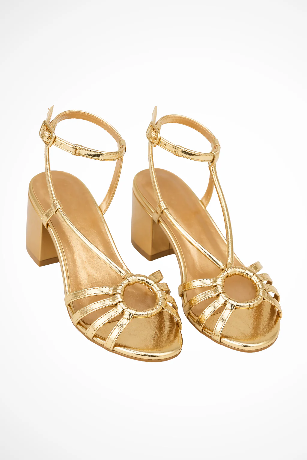 Anthea | Women Knotted Strappy Ankle Strap Block Heels - Image 6