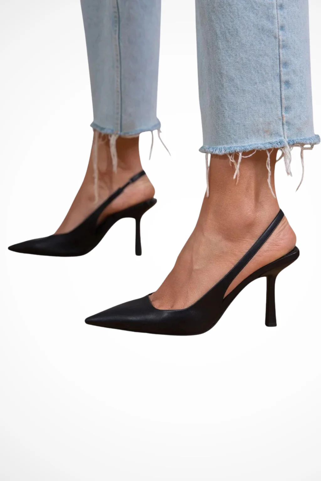 Arabella | Women Pointed Toe Suede Orthopedic Slingback Heels - Image 5