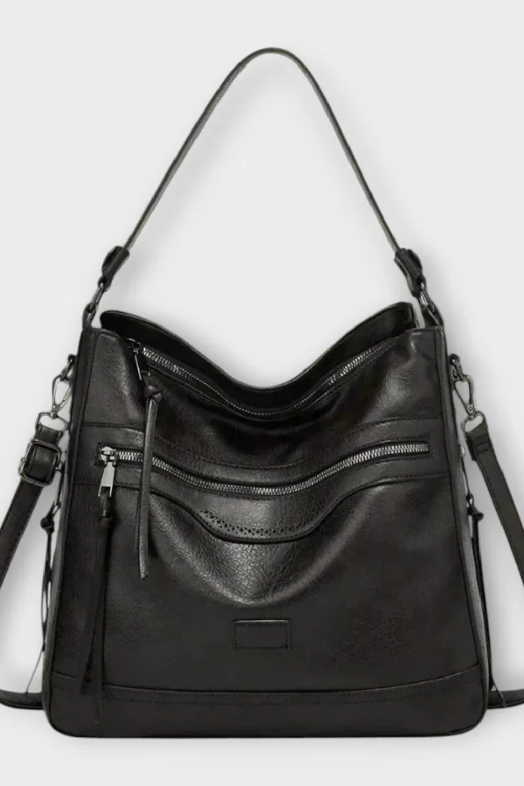 Ardelle | Women Zip Detail Slouchy Shoulder Bag - Image 2