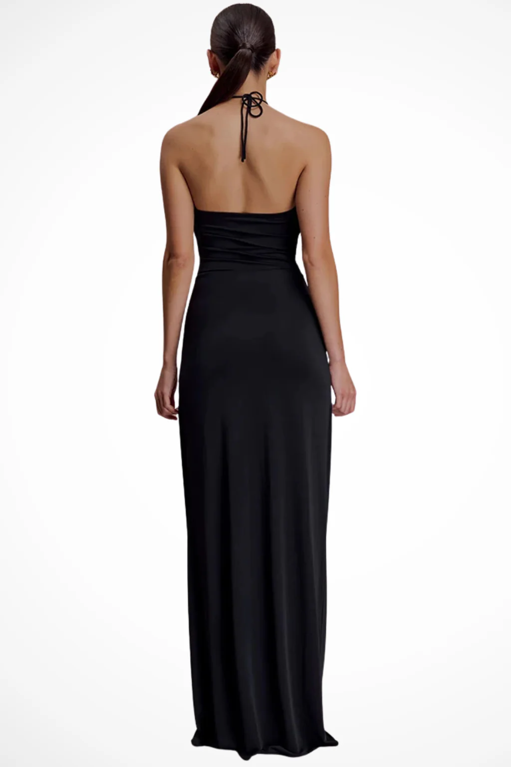 Celestine | Women Halter Neck Backless Summer Wedding Guest Maxi Dress - Image 3