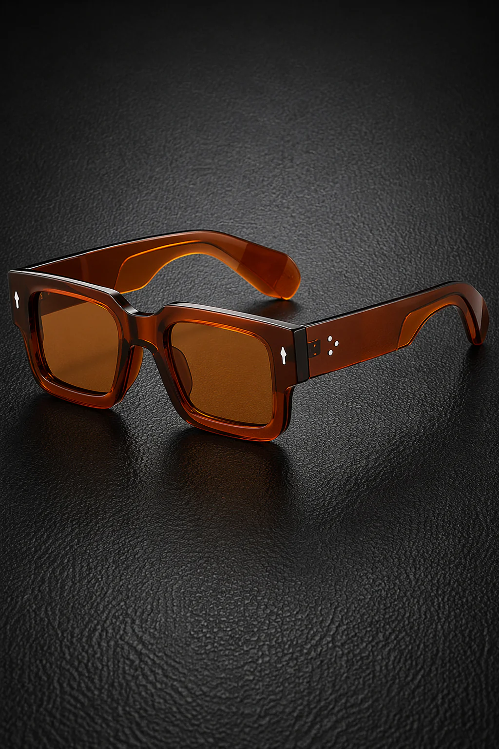 Clifton | Men Bold Rectangle Tinted Lens Street Style Sunglasses - Image 13
