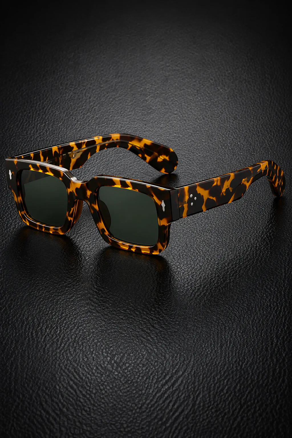 Clifton | Men Bold Rectangle Tinted Lens Street Style Sunglasses - Image 17
