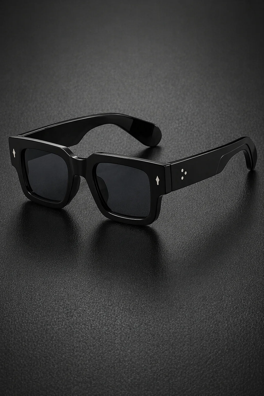 Clifton | Men Bold Rectangle Tinted Lens Street Style Sunglasses - Image 6