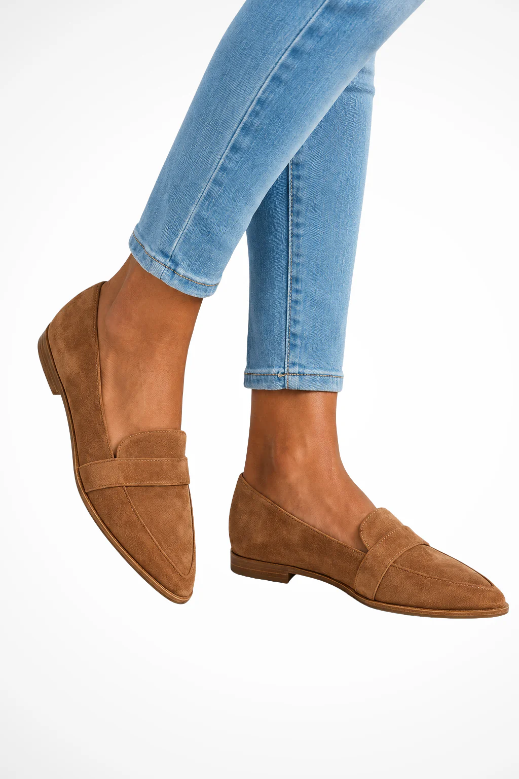 Cordelia | Women Pointed Toe Suede Orthophedic Loafers - Image 3