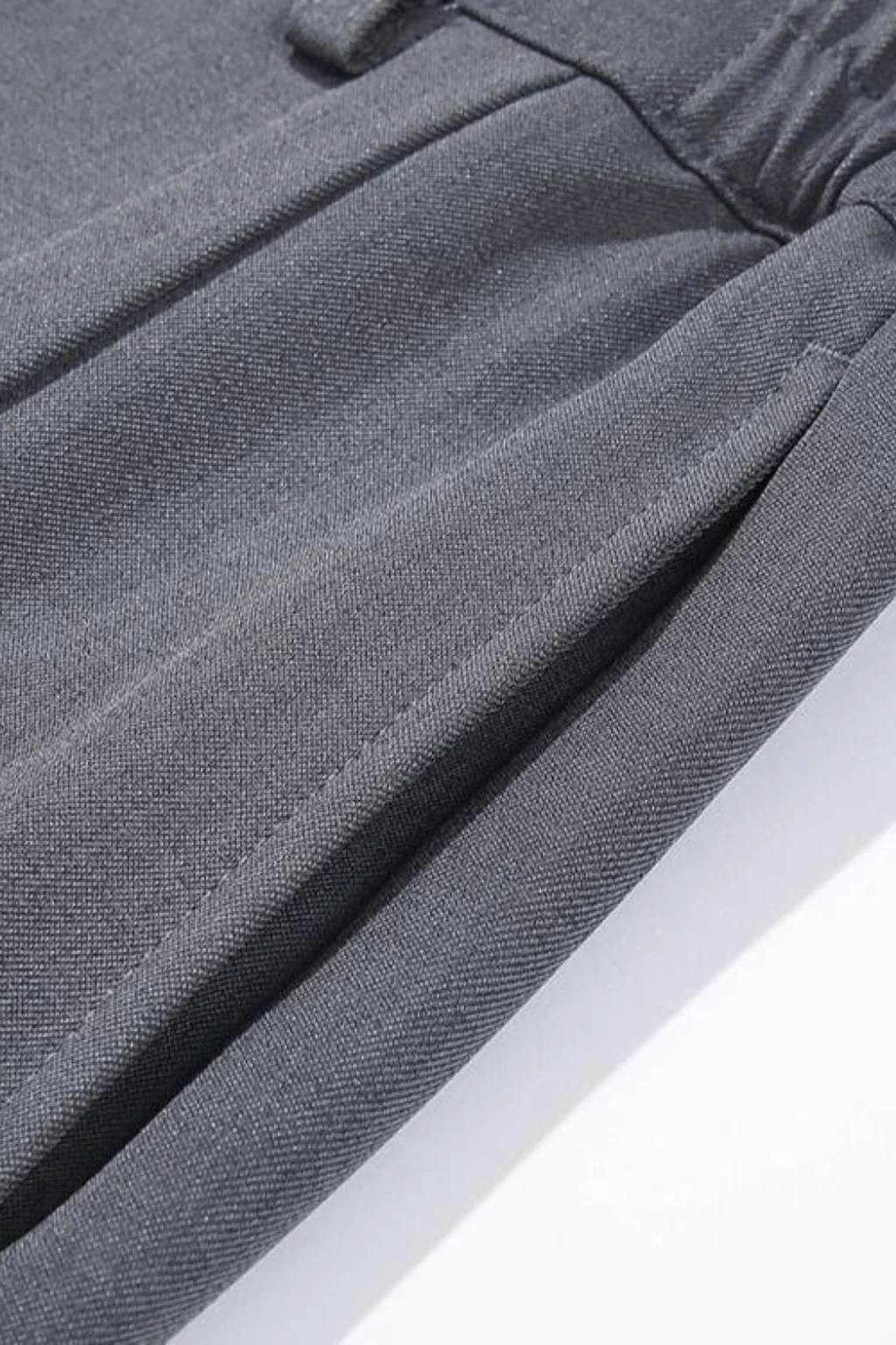 Corden | Men Front Pleat Wide Leg Straight Hem Tailored Trousers - Image 10