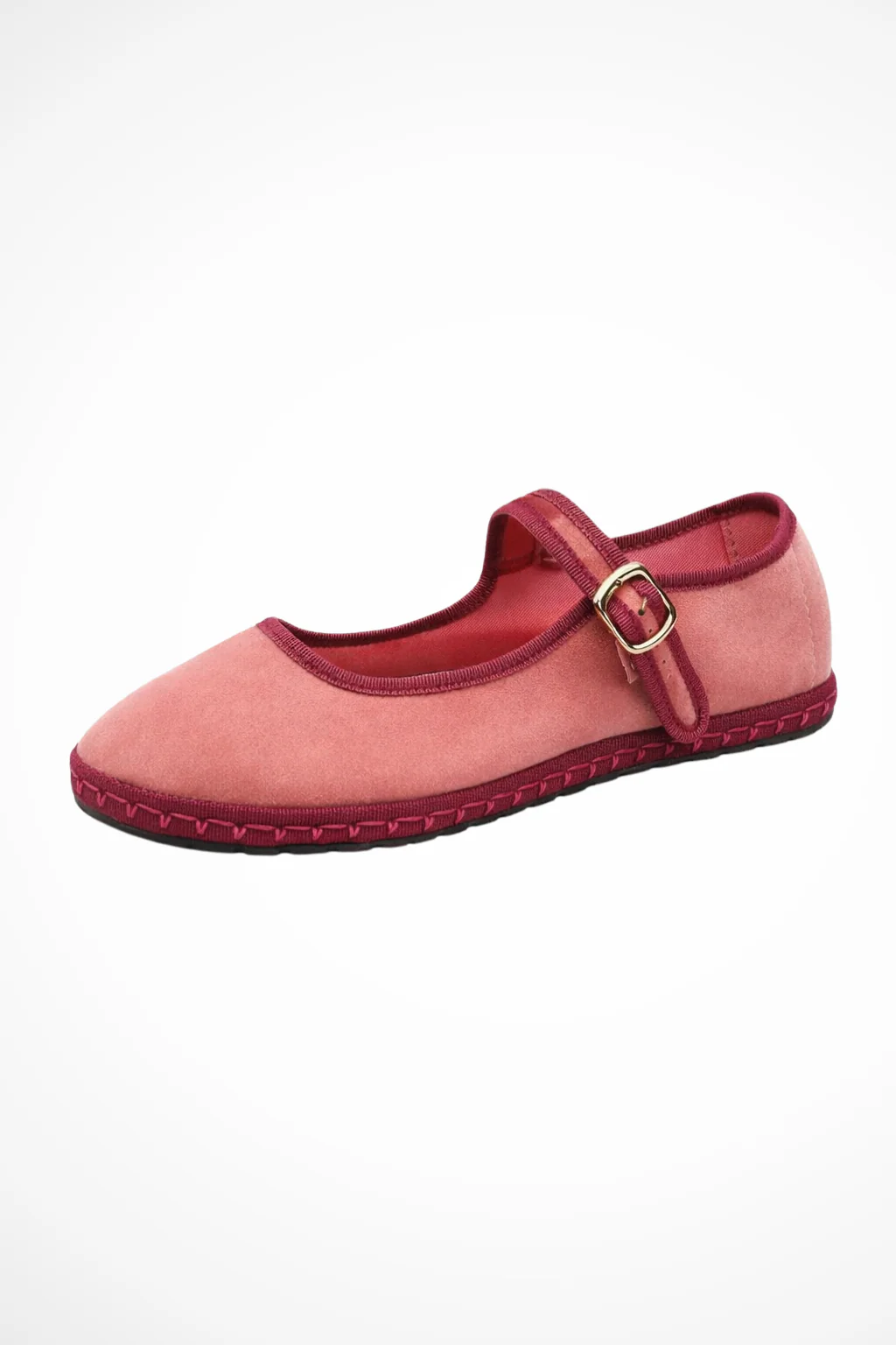 Emma | Women Round Toe Buckle Strap Mary Jane Ballet Flats - Image 4