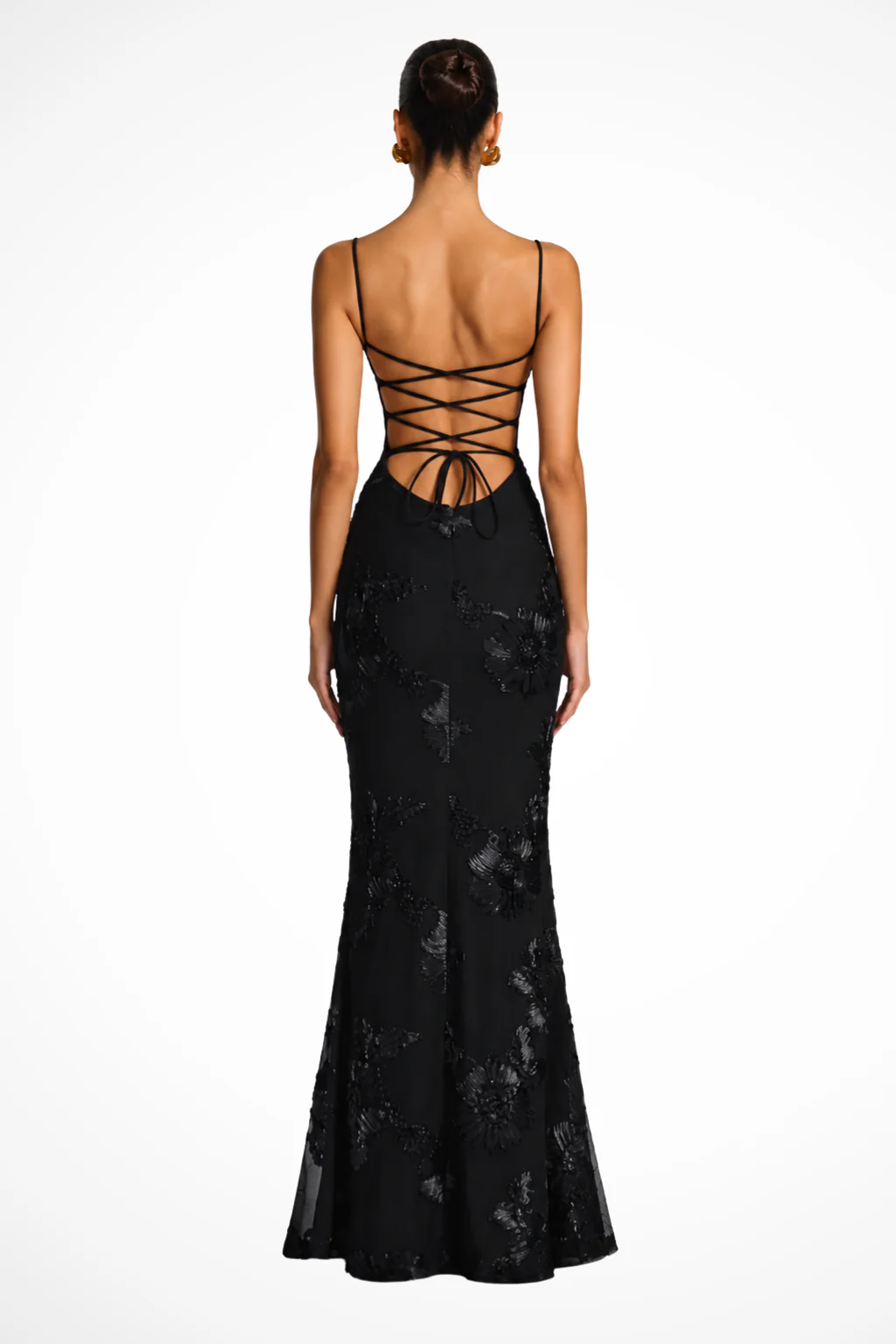 Evangeline | Women Corset Floral Embroidered Wedding Guest Maxi Dress - Image 10