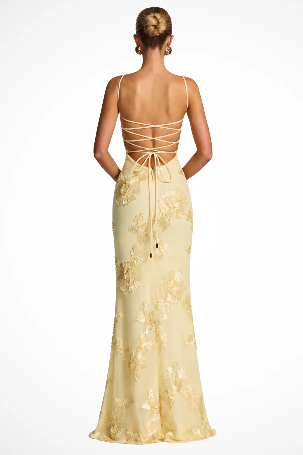 Evangeline | Women Corset Floral Embroidered Wedding Guest Maxi Dress - Image 5