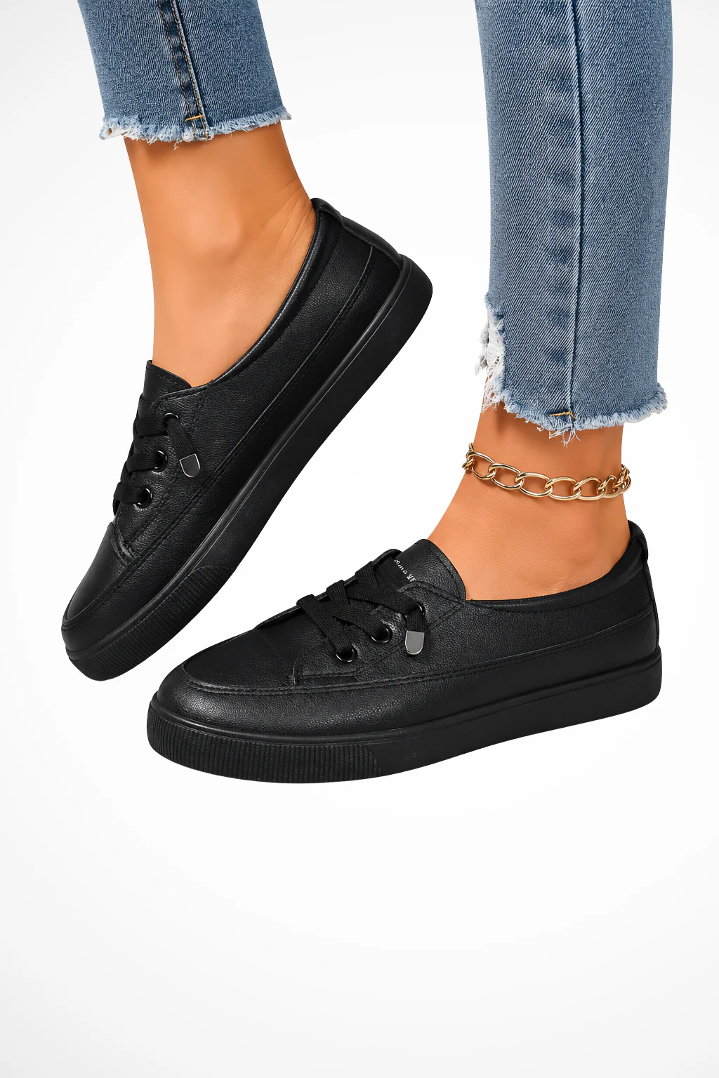 Florence | Women Lace Up Canvas Orthopedic Sneakers - Image 8