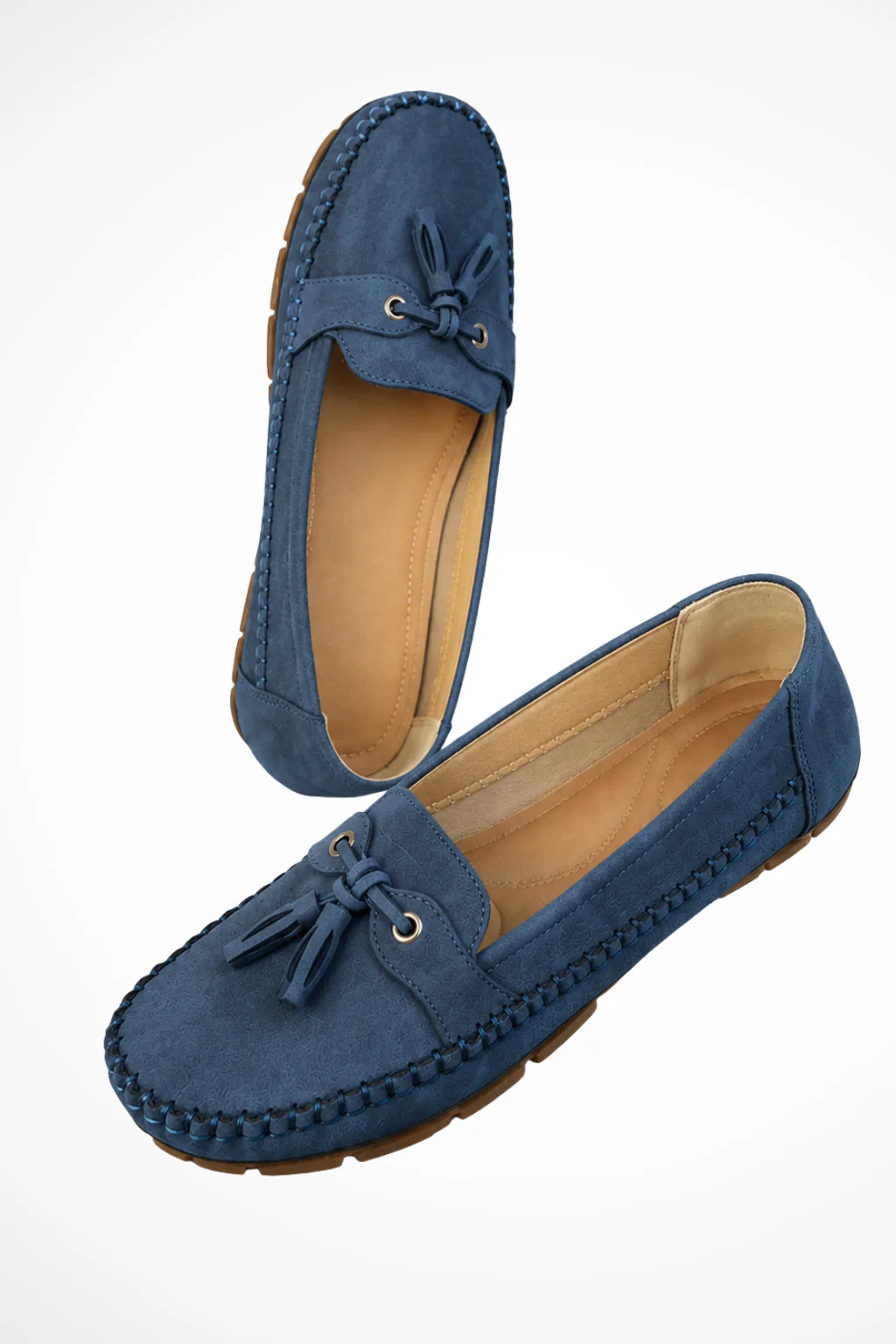 Florence | Women Orthopedic Tassel Suede Loafers - Image 6