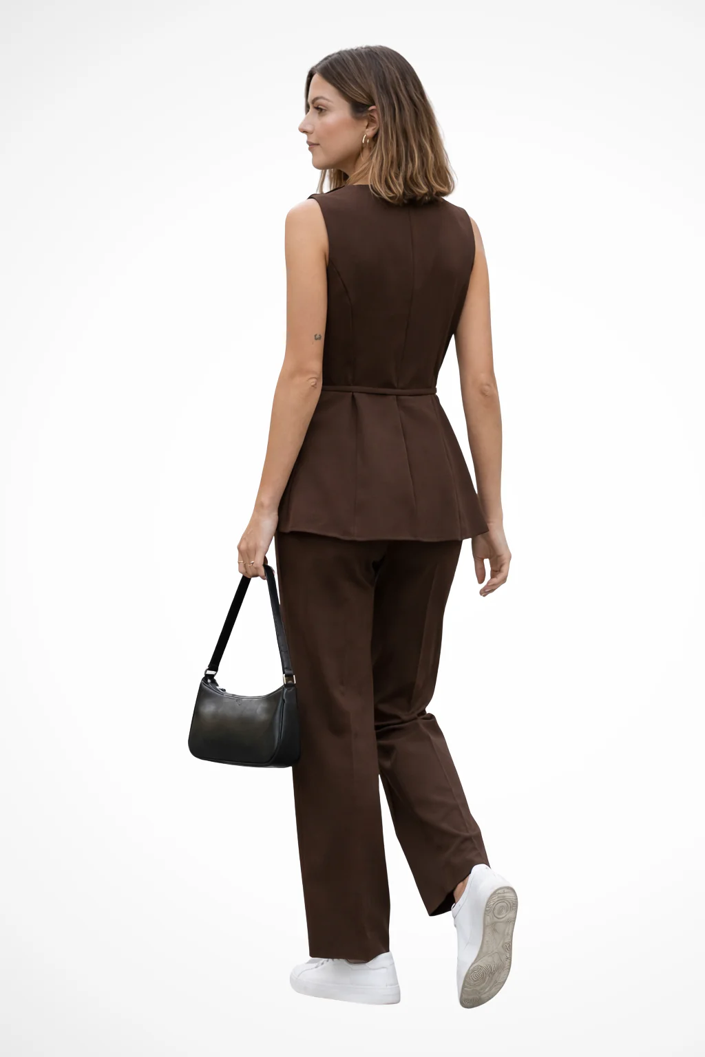 Gwendolyn | Women Waistcoat and Wide Leg Trouser Suit - Image 5