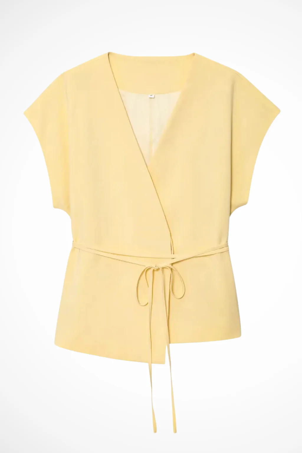 Isadora | Women Sleeveless Belted Wrap Top and Wide Leg Linen Trousers Suit Set - Image 10