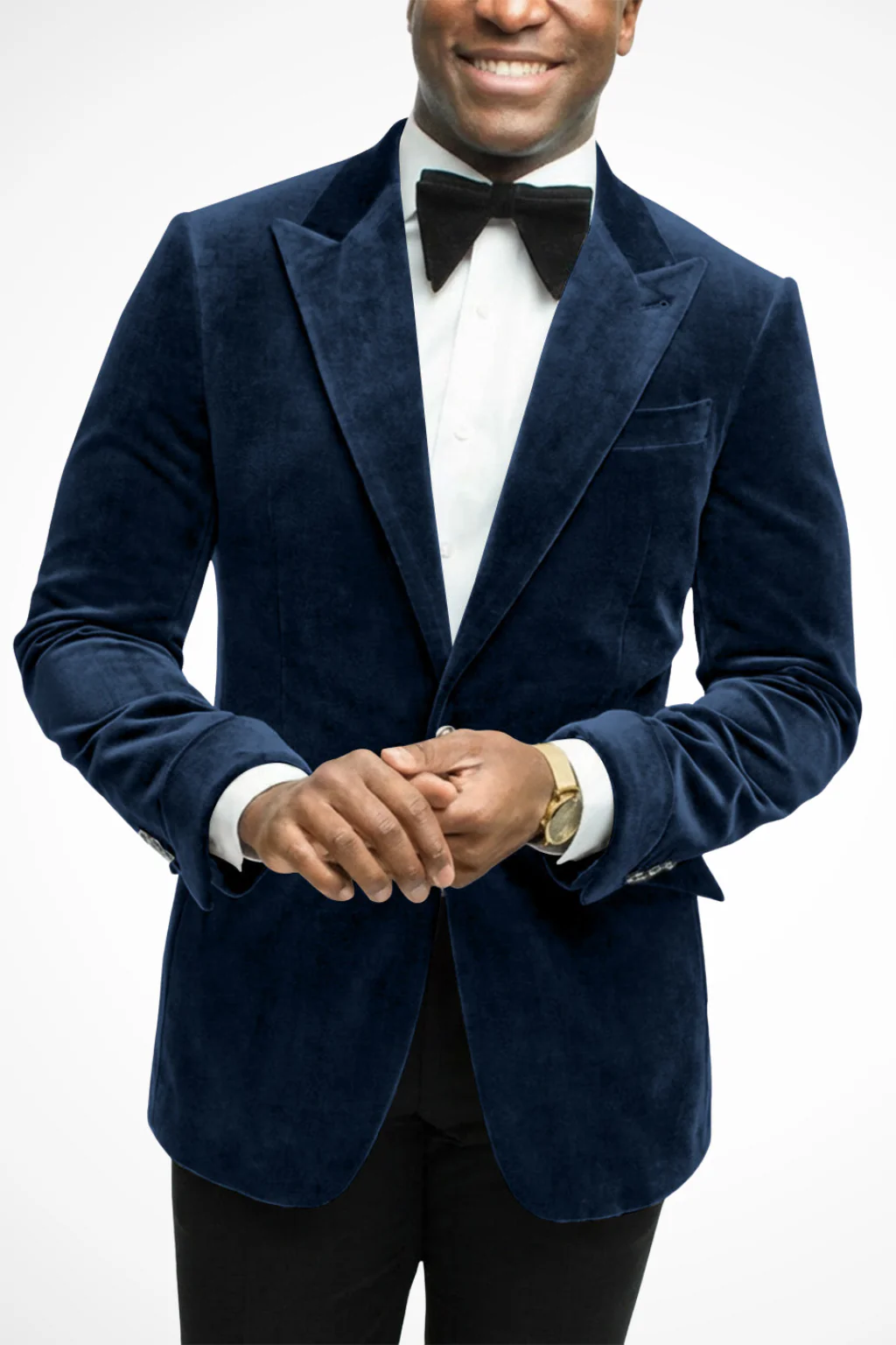 Jasper | Men Peak Lapel Velvet Tailored Fit Wedding Guest Blazer - Image 10