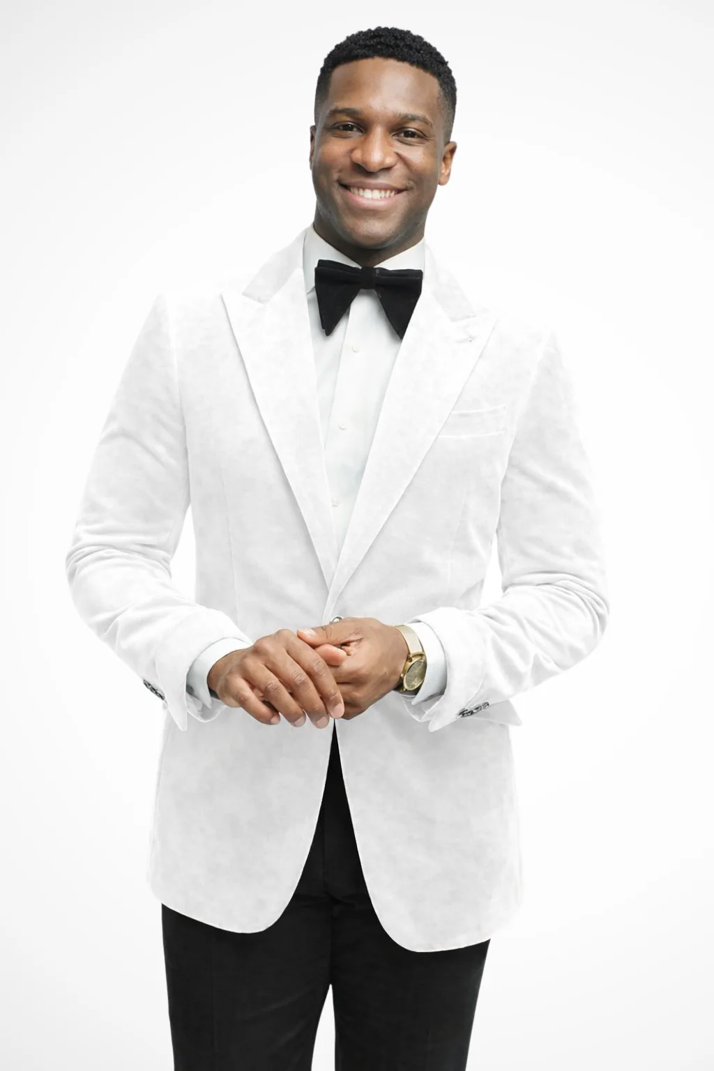 Jasper | Men Peak Lapel Velvet Tailored Fit Wedding Guest Blazer - Image 7