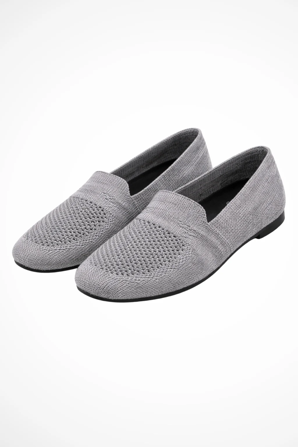 Laurentia | Women Square Toe Knit Mesh Slip On Ballet Flats - Image 12