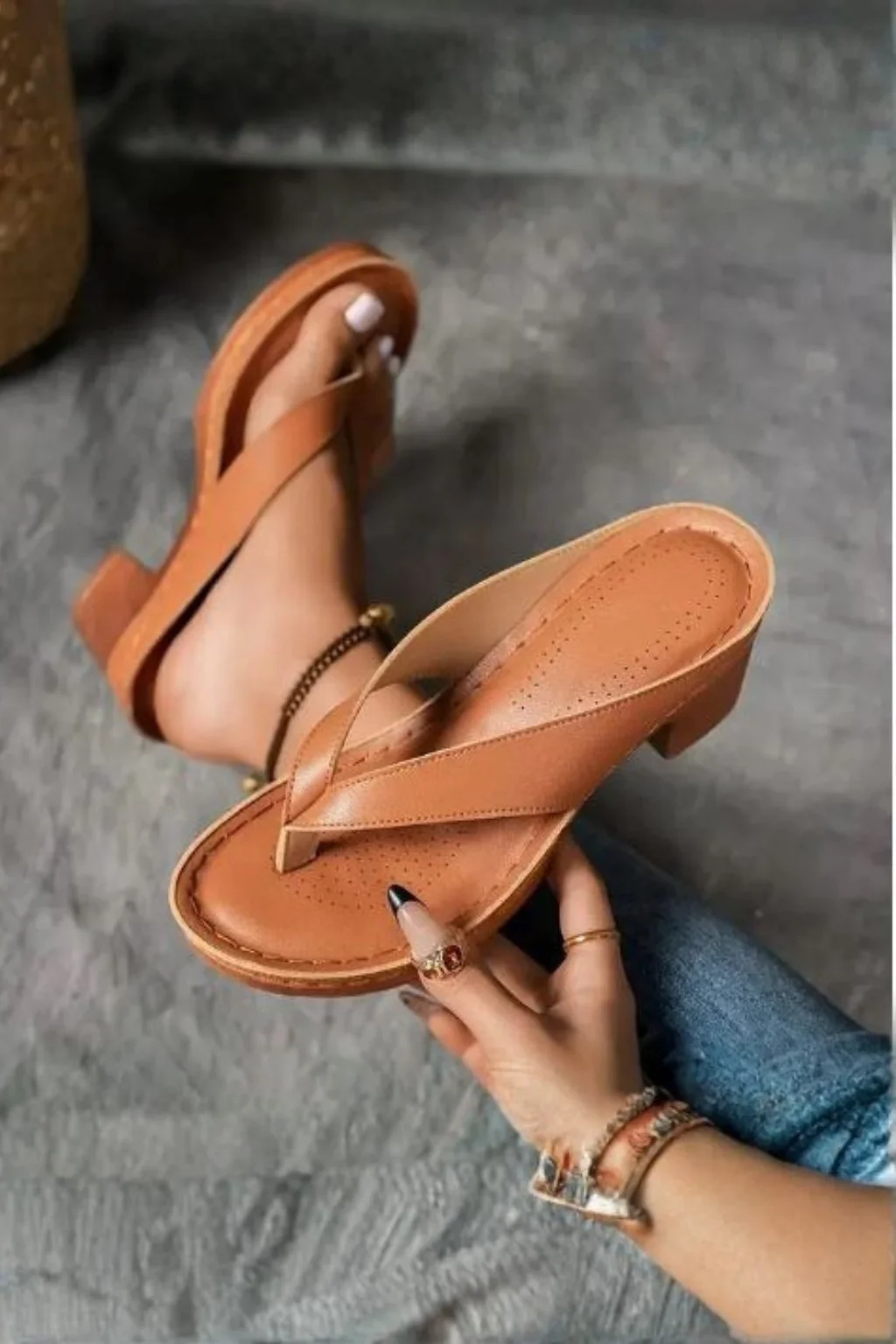 Madeline | Women Wedge Sandals with Crossover Strap - Image 6