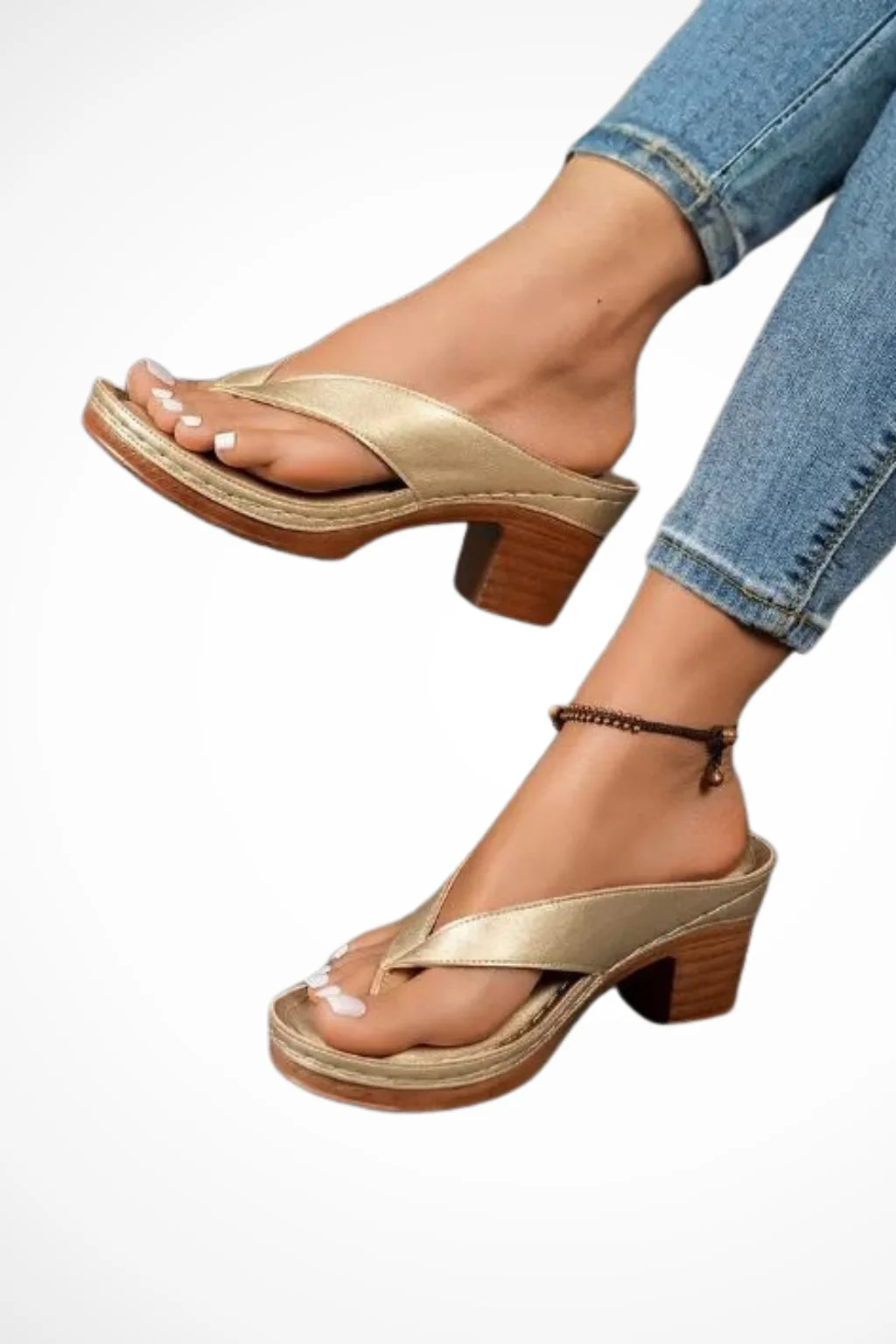 Madeline | Women Wedge Sandals with Crossover Strap - Image 8