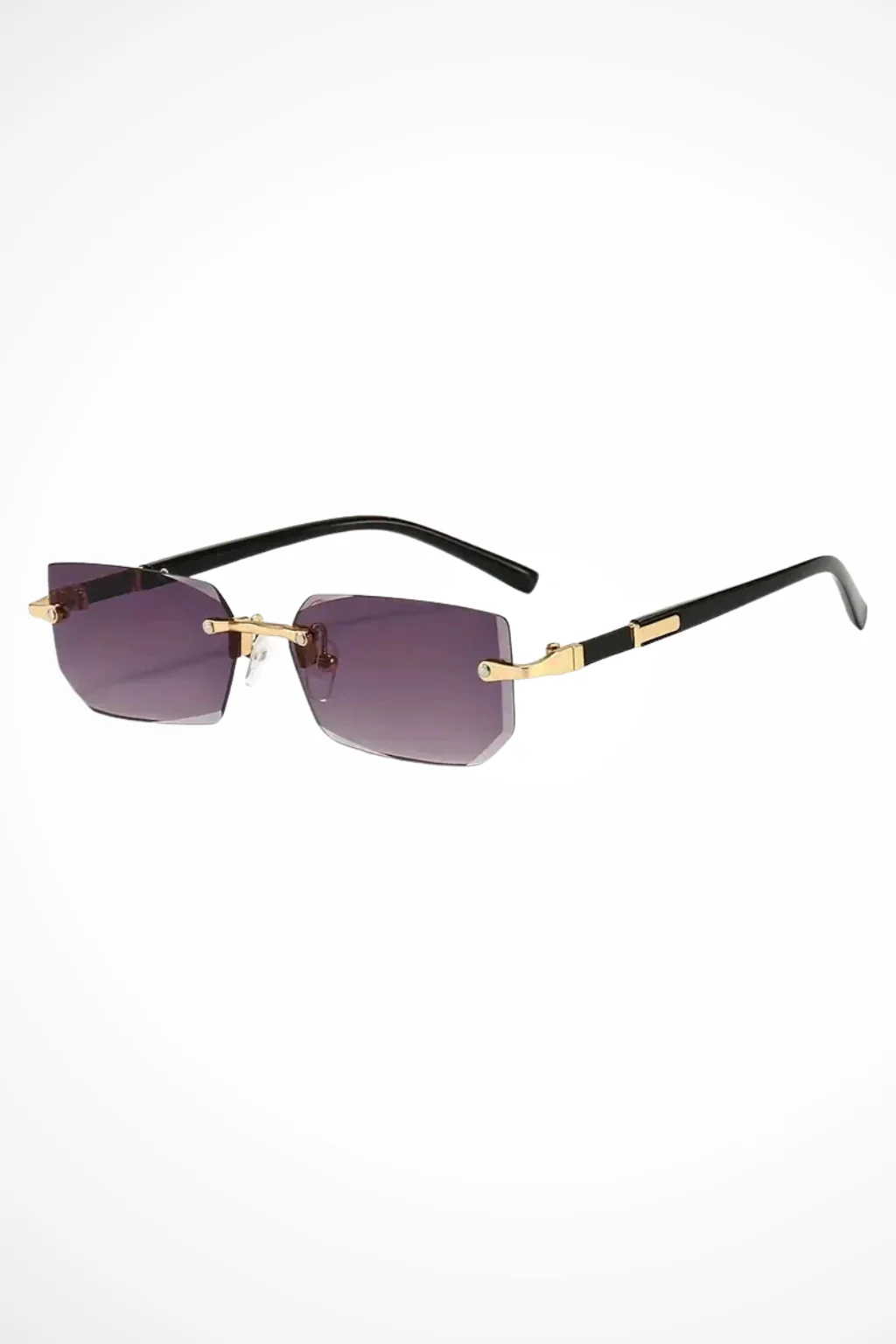 Maria | Women Rimless Rectangle Sunglasses - Image 4