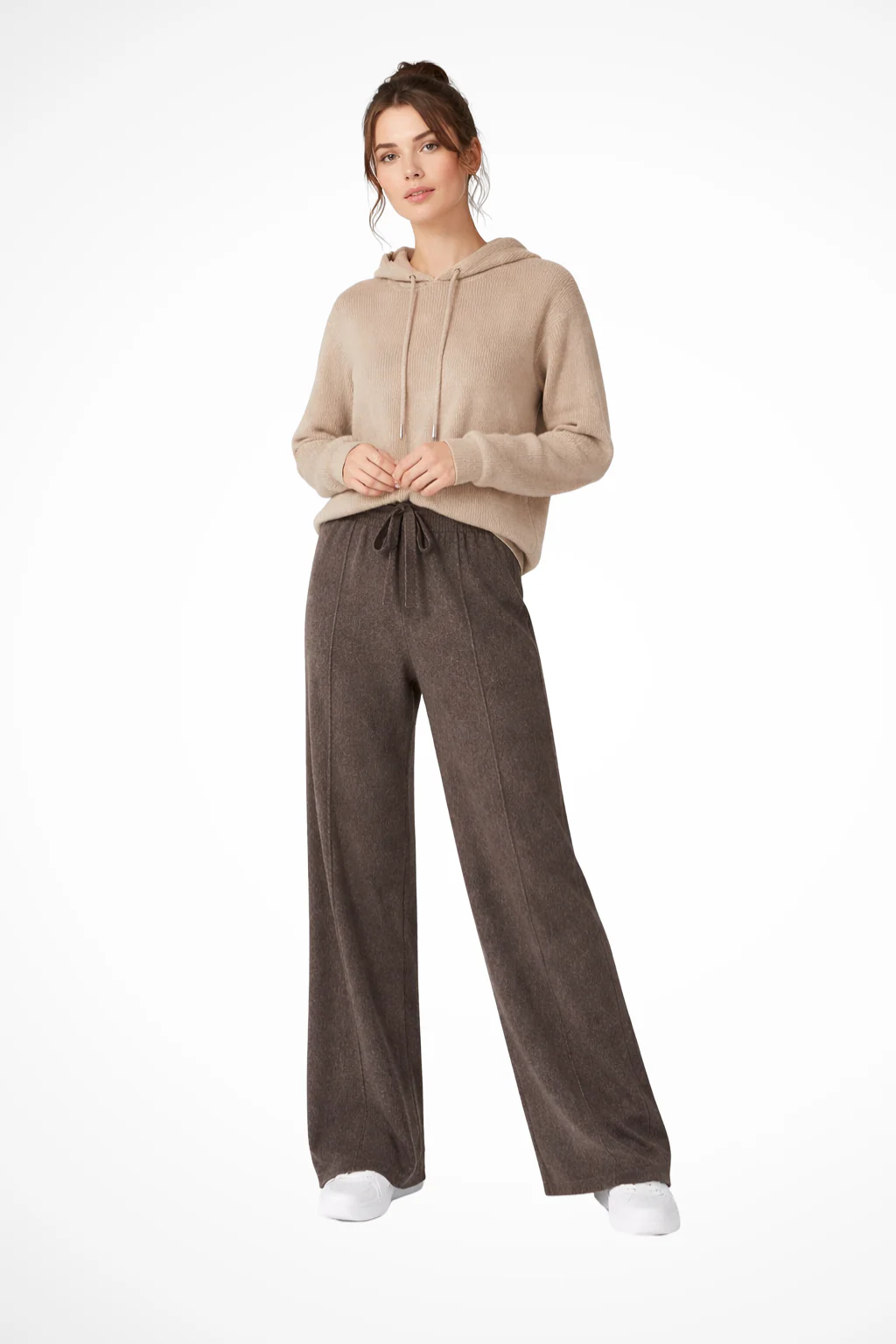 Meredith | Women Knitted Wide Leg Trousers - Image 5