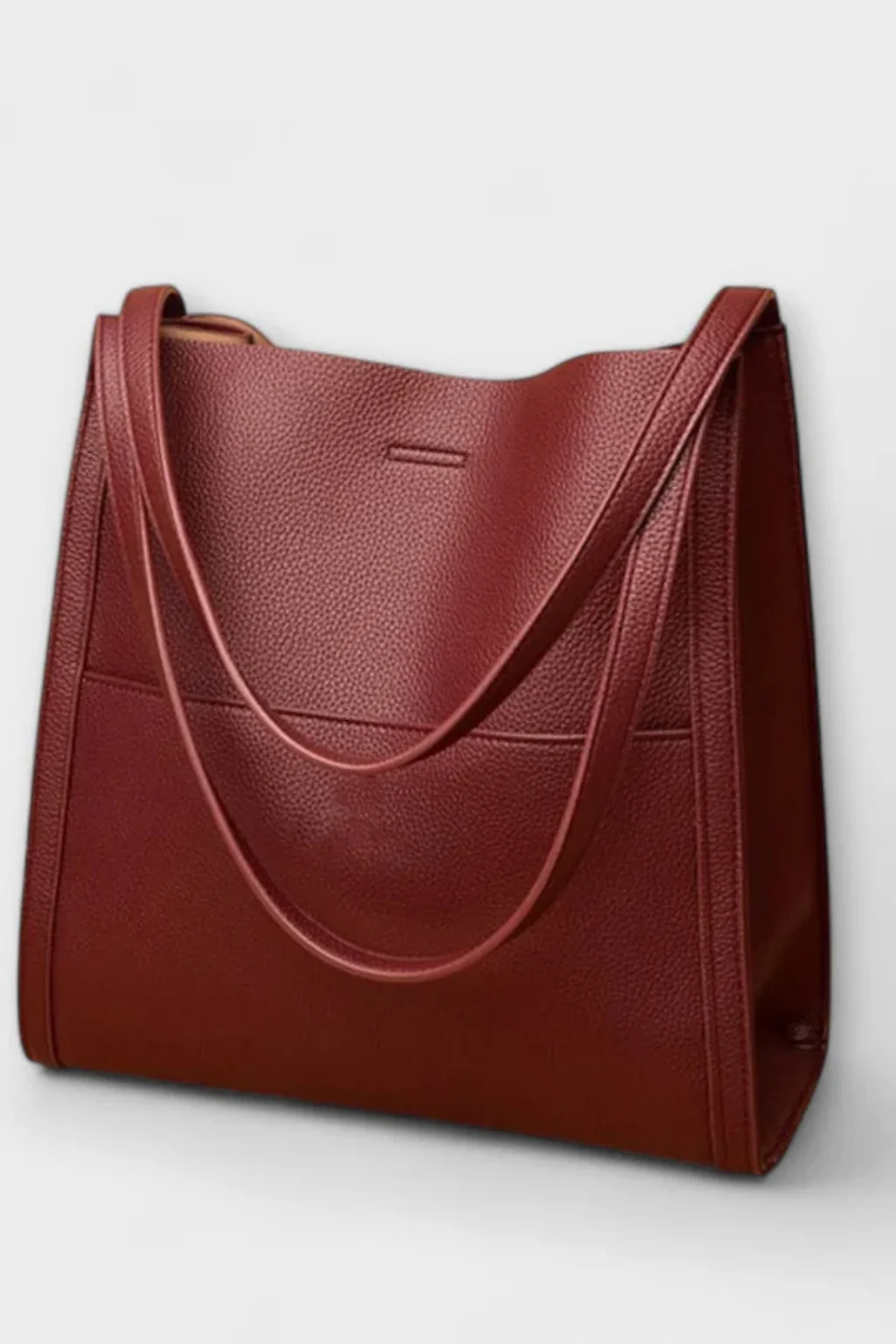 Neva | Women Structured Front Pocket Textured Tote Shoulder Bag - Image 3