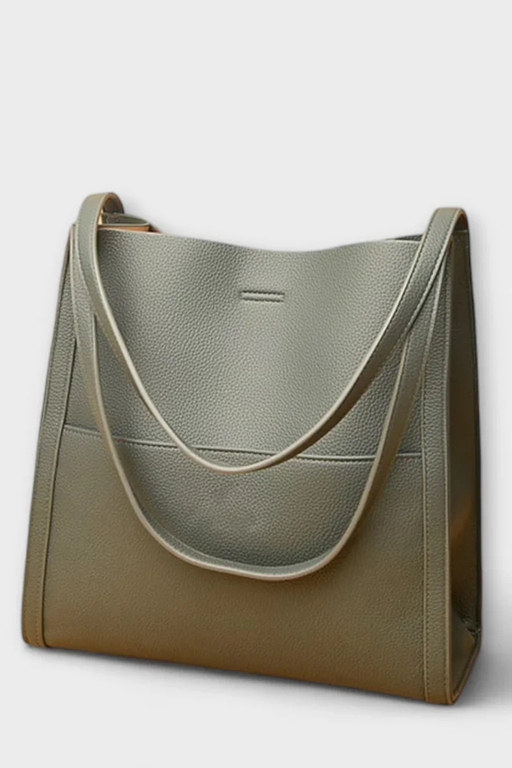 Neva | Women Structured Front Pocket Textured Tote Shoulder Bag - Image 6