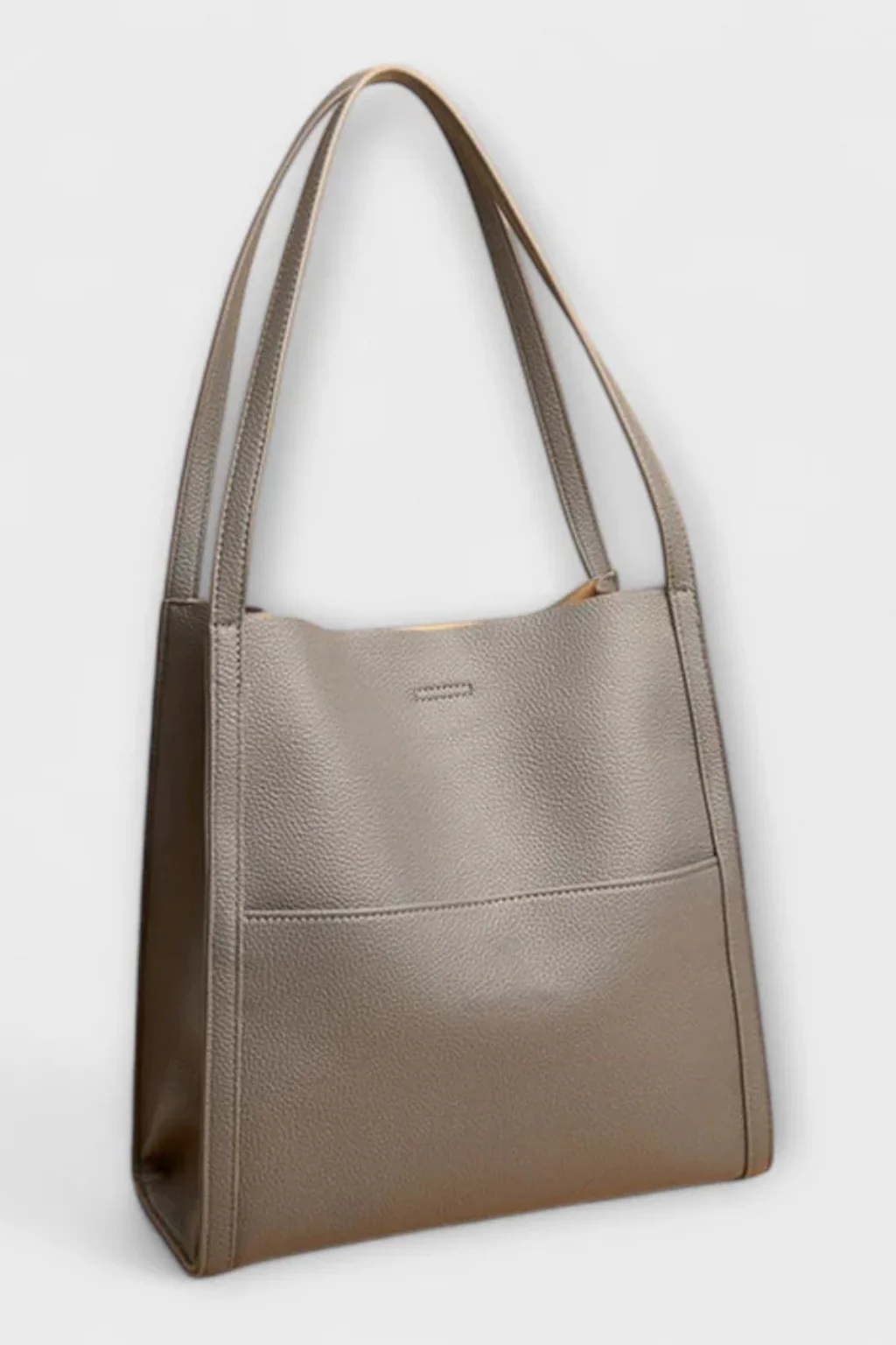 Neva | Women Structured Front Pocket Textured Tote Shoulder Bag - Image 9