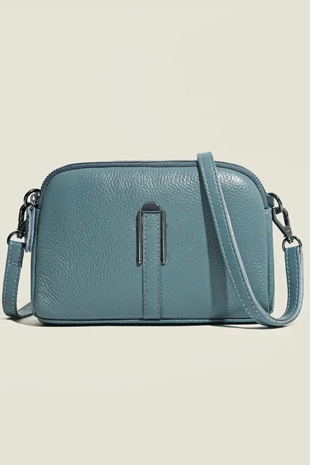 Pella | Women Compact Double Zip Crossbody Shoulder Bag - Image 6