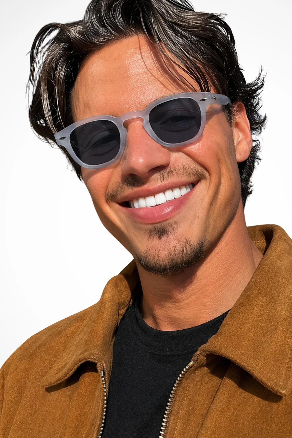 Rafferty | Men Oval Thick Frame Tinted Sunglasses - Image 10