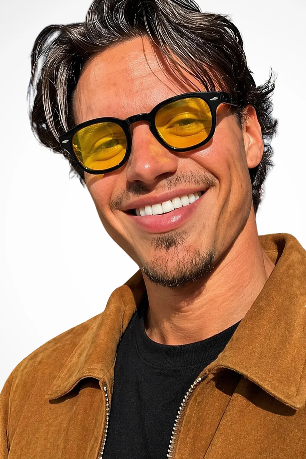 Rafferty | Men Oval Thick Frame Tinted Sunglasses - Image 12