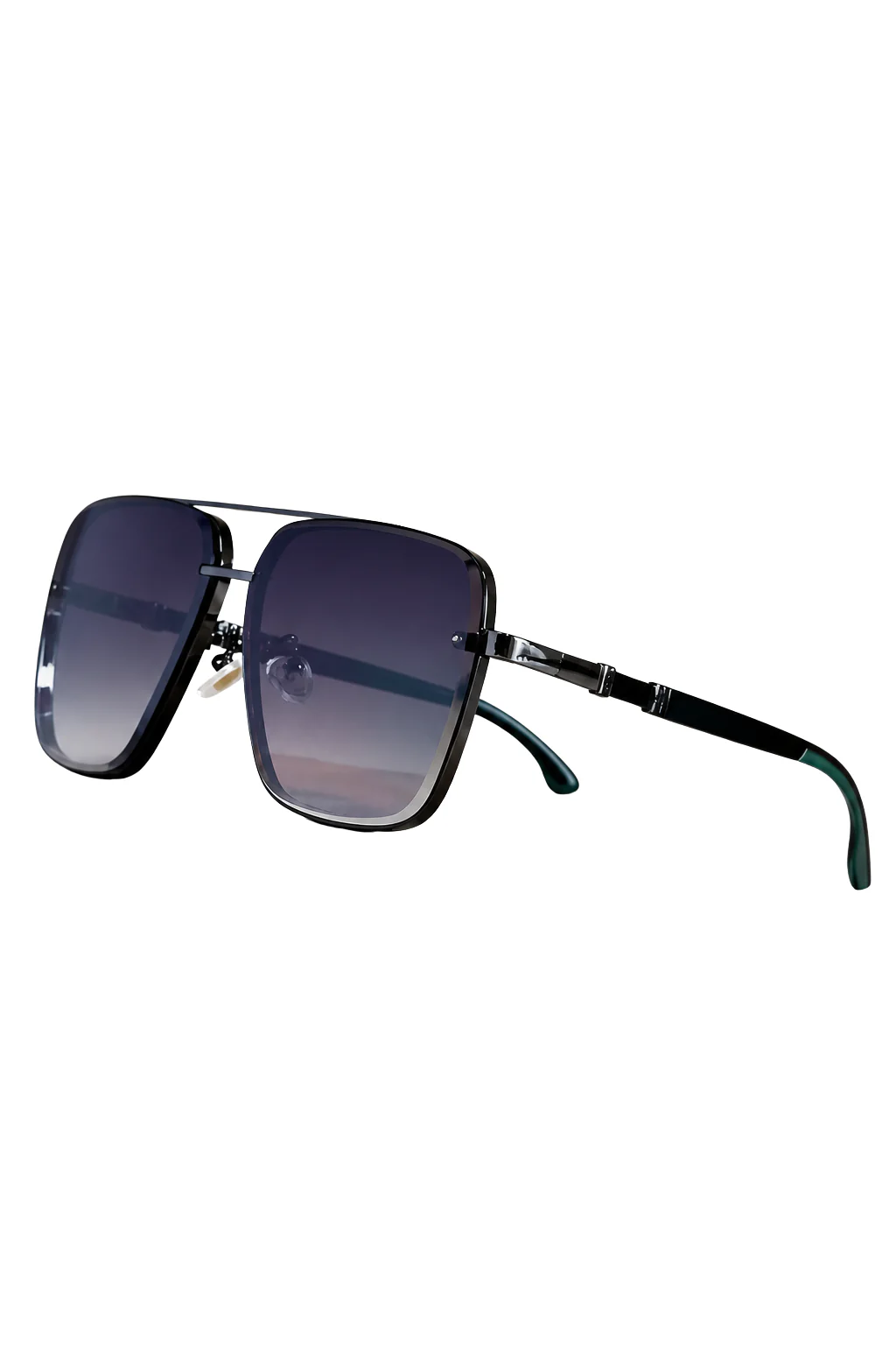 Raffy | Aviator Sunglasses with Gold Metal Frame and Gradient Lens - Image 10