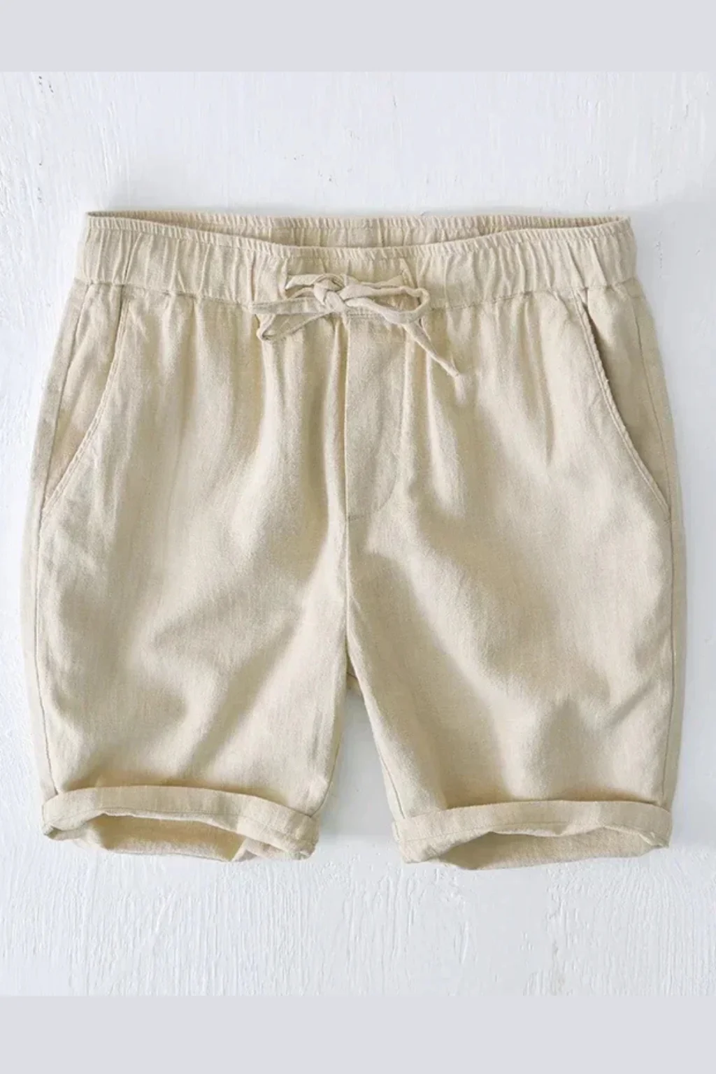 Ridley | Men Drawstring Elasticated Waist Side Pocket Casual Shorts - Image 4