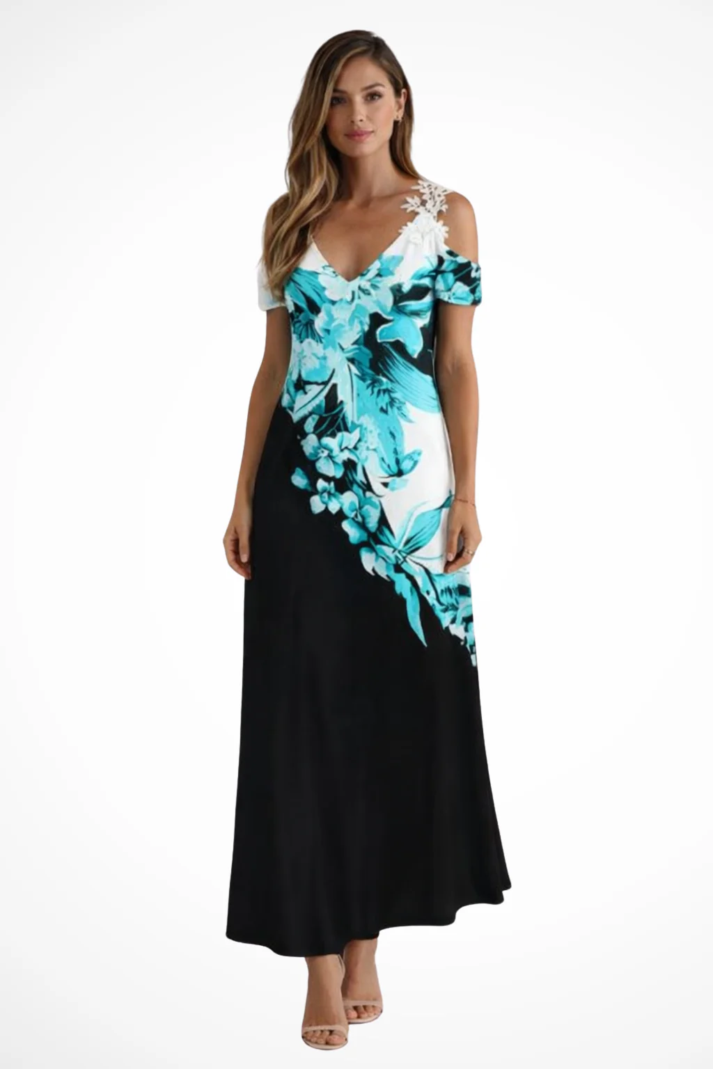 Rosana | Women Floral Sleeveless Summer Maxi Dress - Image 5