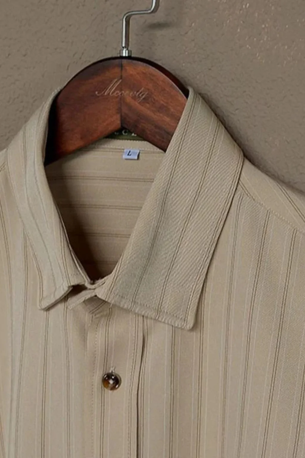 Rupert | Men Striped Long Sleeve Button Down Formal Shirt - Image 2