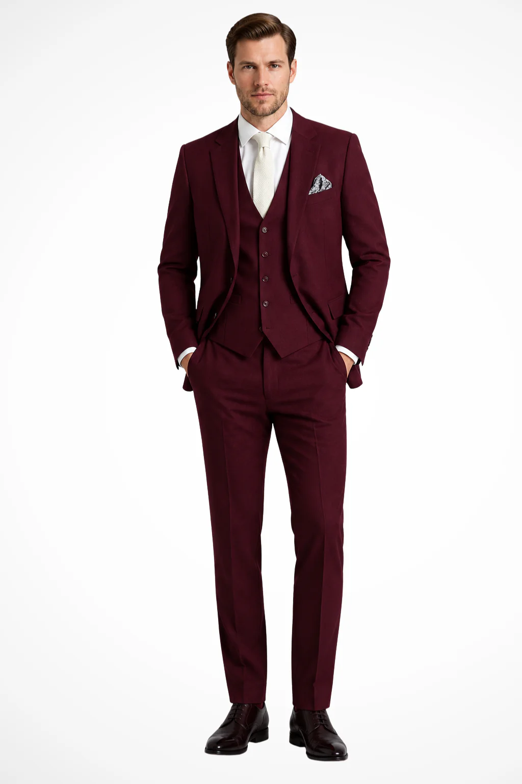 Sebastian | Men Slim Fit Three Piece Wedding Guest Suit - Image 6