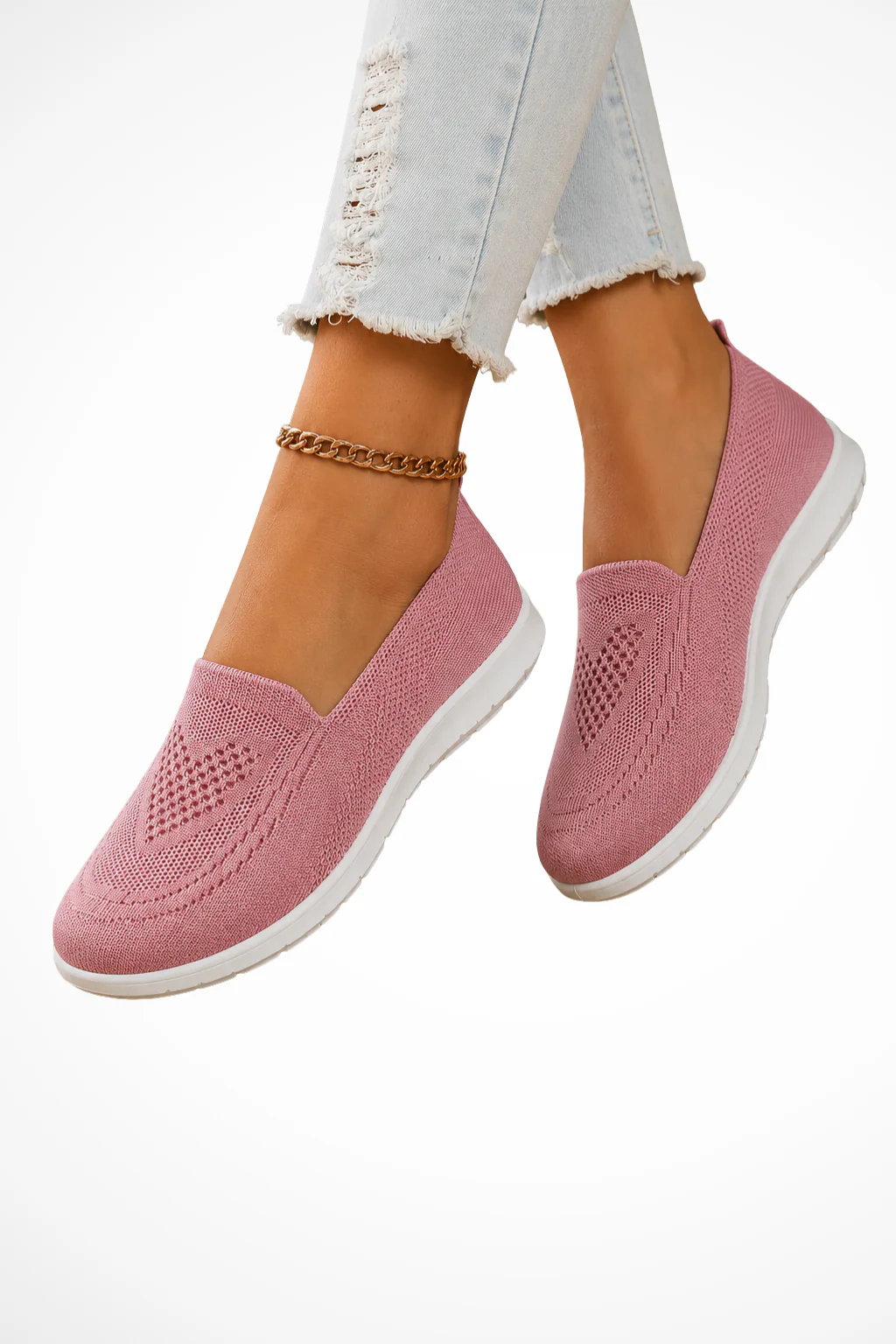 Seraphina | Women Orthopedic Knit Slip On Sneakers - Image 6