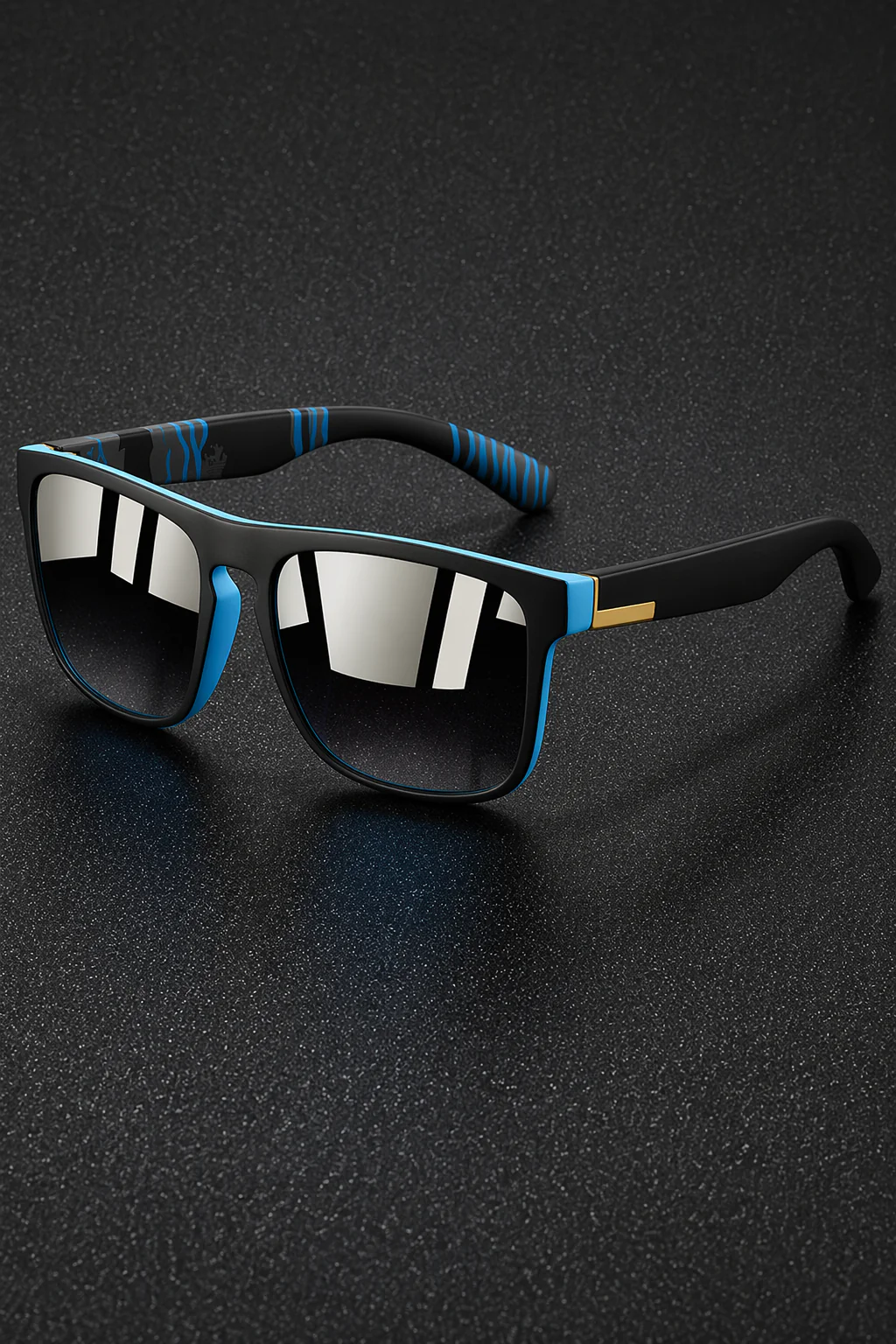 Stirling | Men Flat Top Square Mirror Lens Sport Sunglasses - Image 14