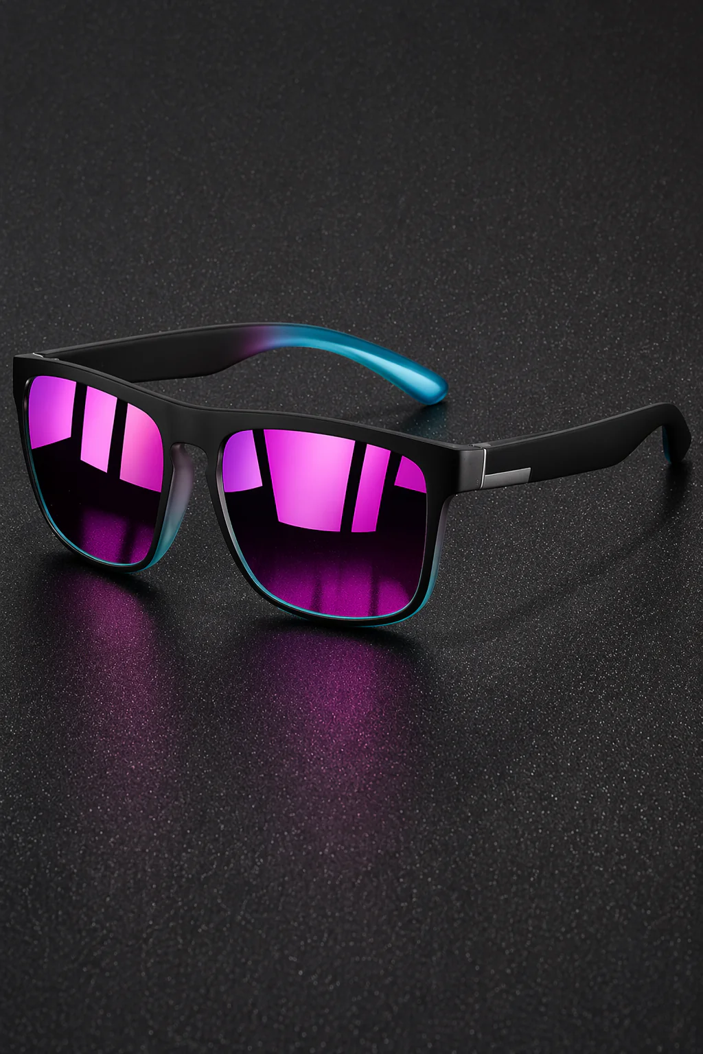 Stirling | Men Flat Top Square Mirror Lens Sport Sunglasses - Image 4