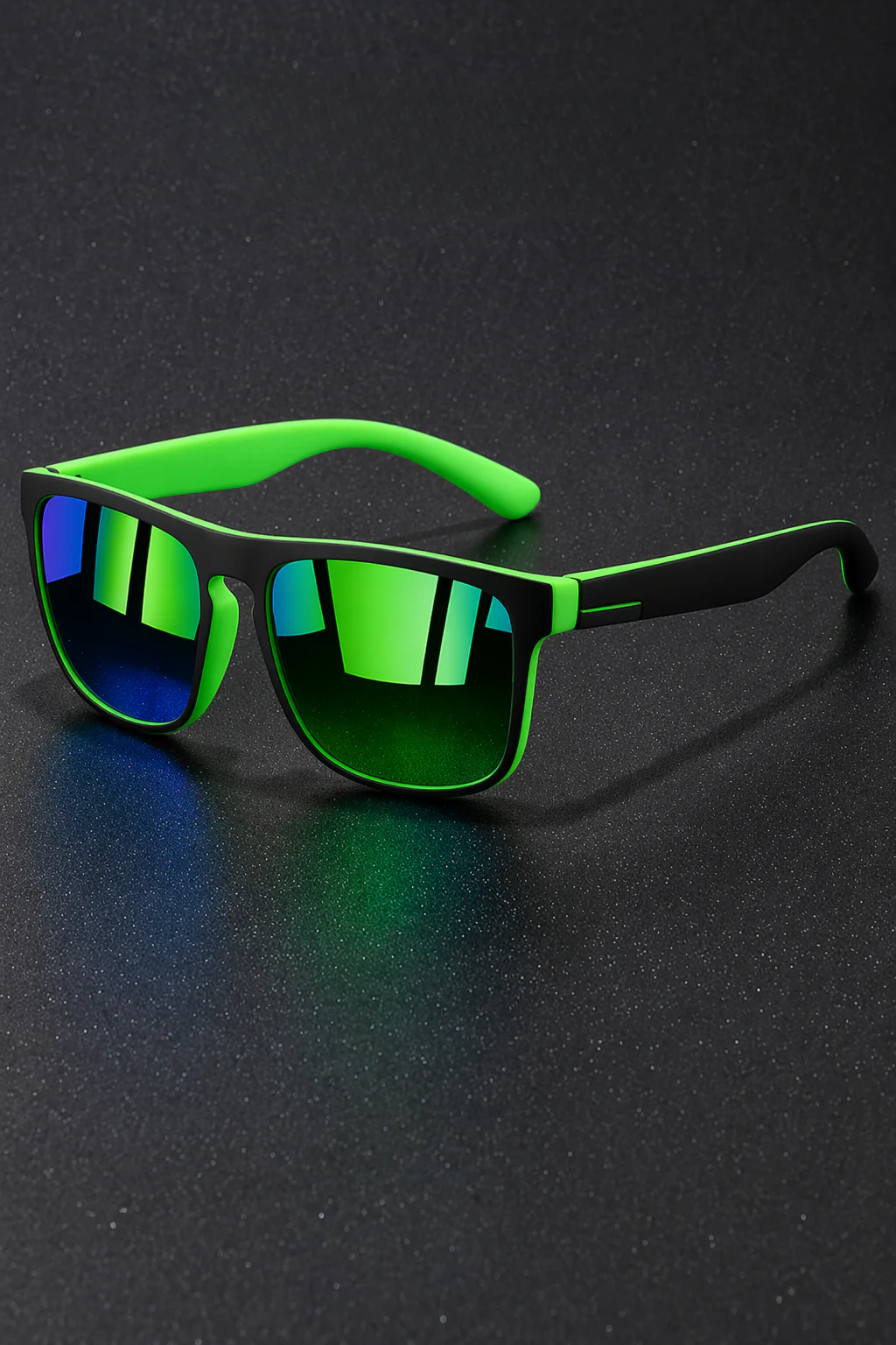 Stirling | Men Flat Top Square Mirror Lens Sport Sunglasses - Image 6