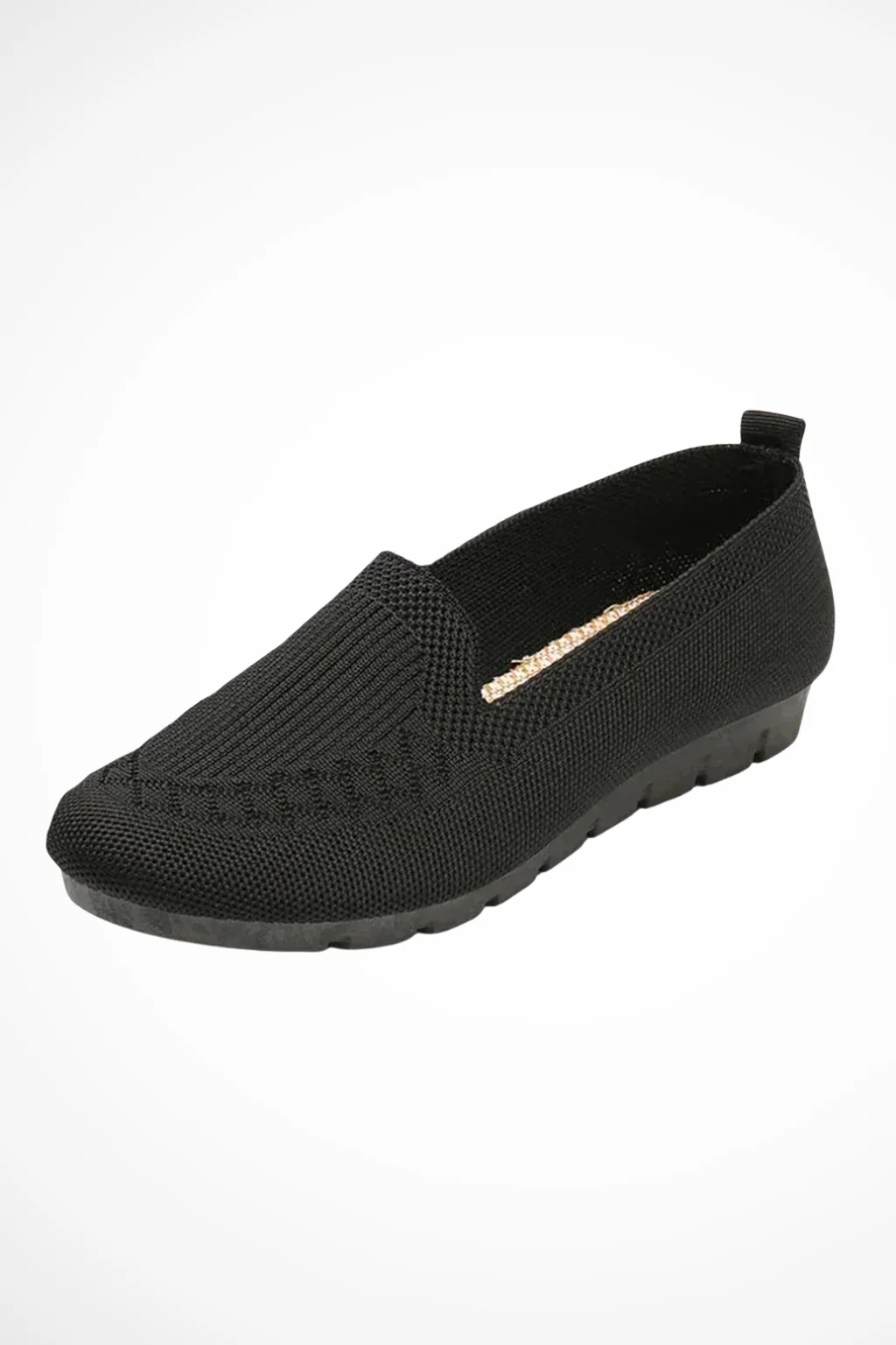 Sybilla | Women Round Toe Knit Slip On Ballet Flats - Image 6