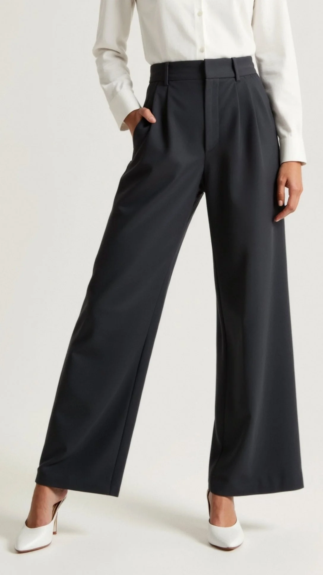 Zanira | Women Wide Leg High Waisted Trousers - Image 20