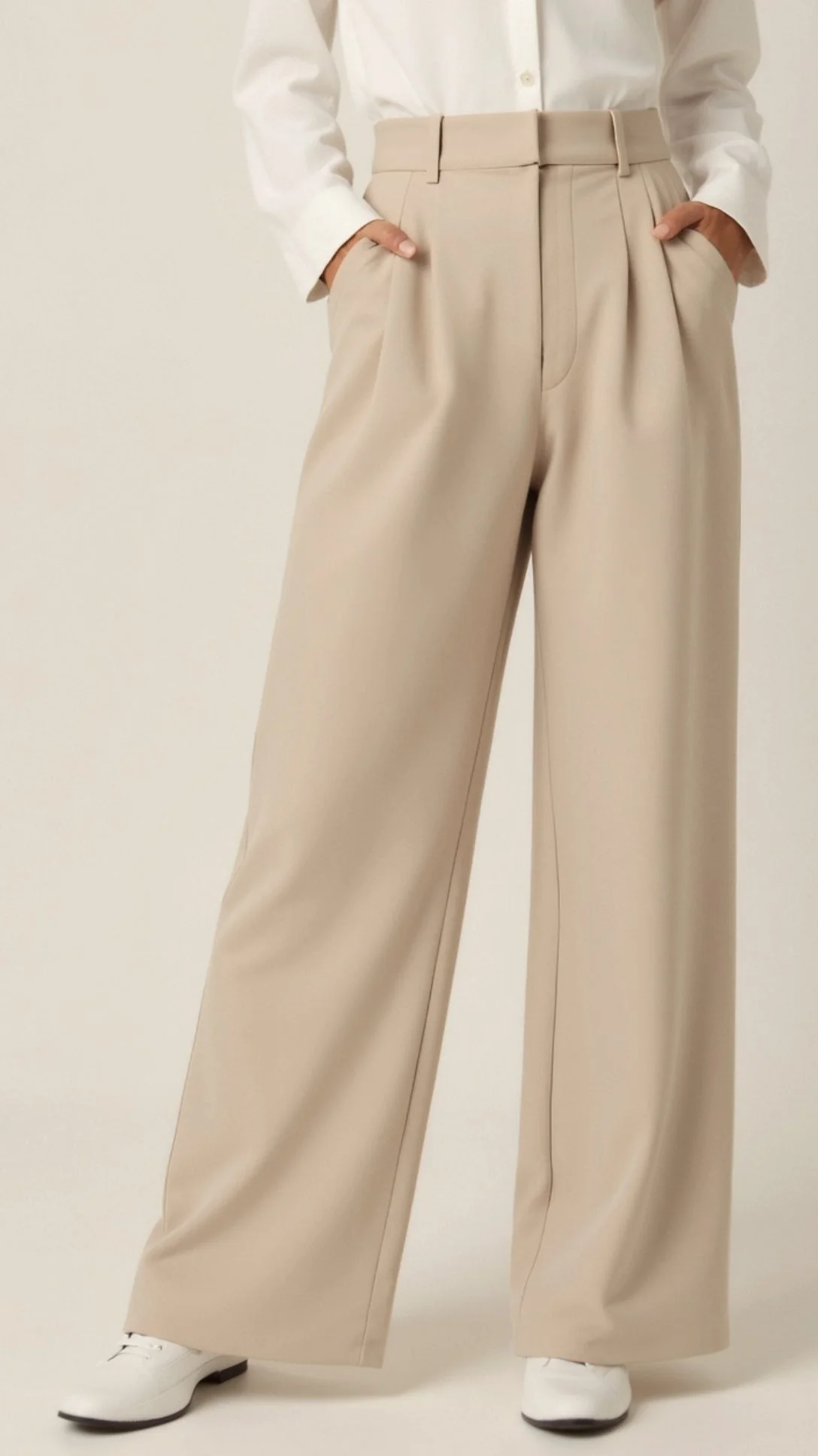 Zanira | Women Wide Leg High Waisted Trousers - Image 3