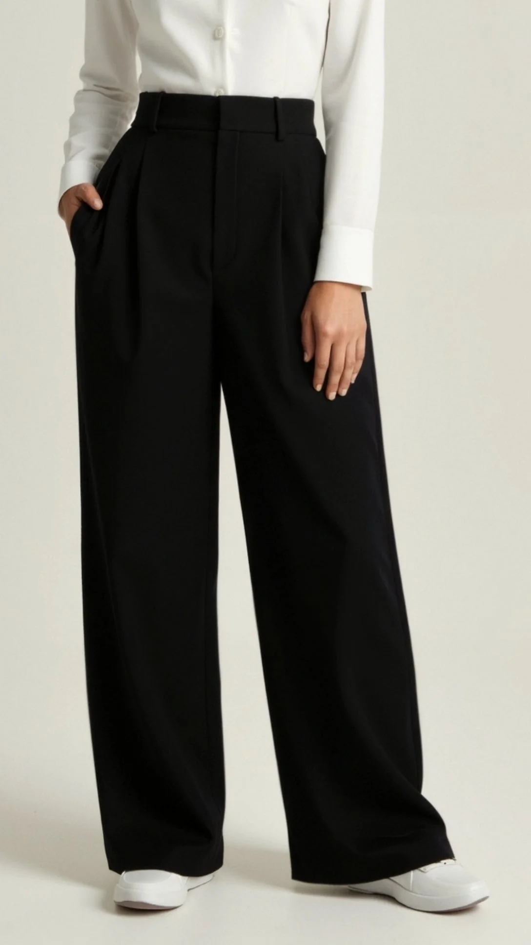 Zanira | Women Wide Leg High Waisted Trousers - Image 8